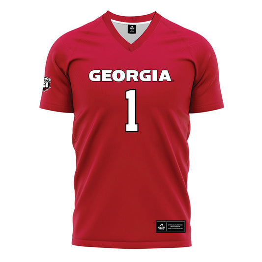 Georgia - NCAA Women's Soccer : Jordan Brown - Red Soccer Jersey-0