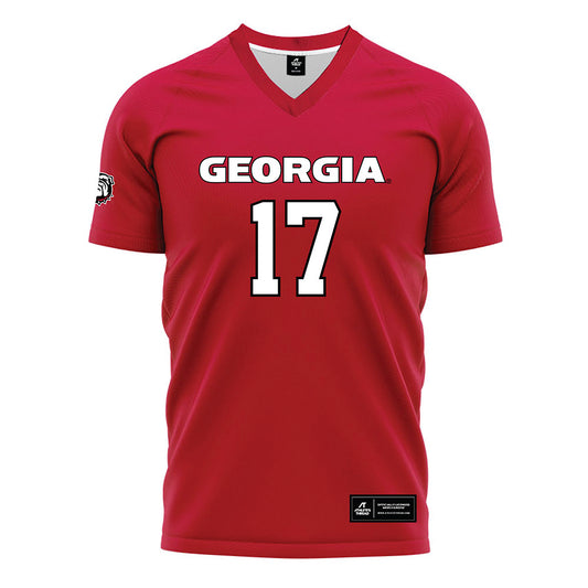 Georgia - NCAA Women's Soccer : Brooklyn Harris - Red Soccer Jersey-0