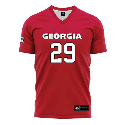 Georgia - NCAA Women's Soccer : Tyler Kaseta - Red Soccer Jersey-0