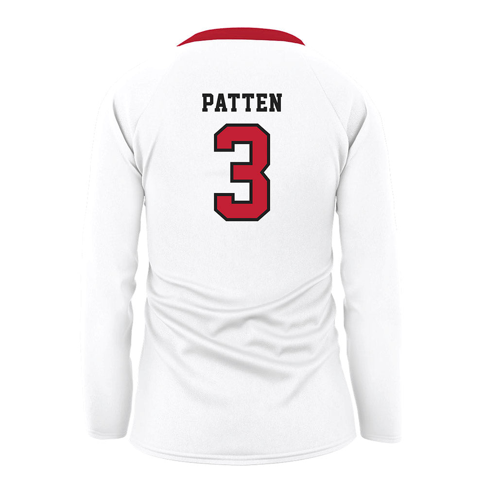Georgia - NCAA Women's Volleyball : MK Patten - White Volleyball Jersey-1