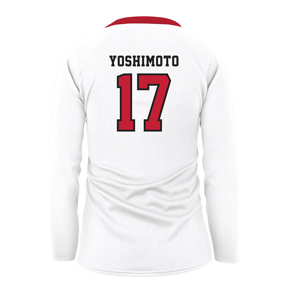 Georgia - NCAA Women's Volleyball : Kate Yoshimoto - White Volleyball Jersey-1