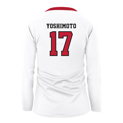 Georgia - NCAA Women's Volleyball : Kate Yoshimoto - White Volleyball Jersey-1