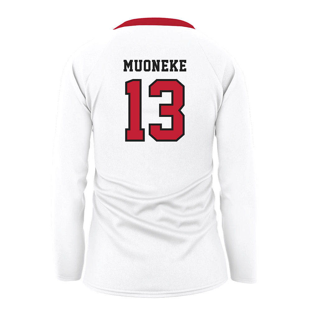 Georgia - NCAA Women's Volleyball : Bianna Muoneke - White Volleyball Jersey-1