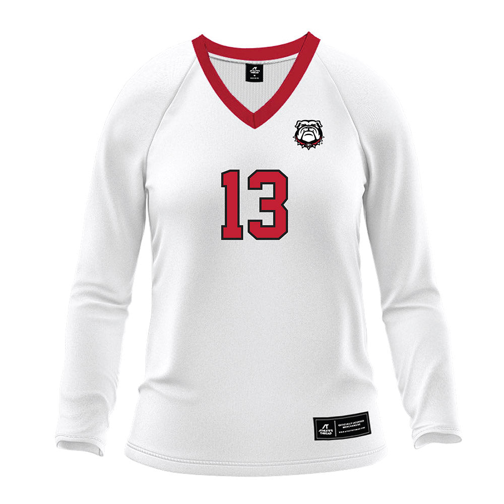 Georgia - NCAA Women's Volleyball : Bianna Muoneke - White Volleyball Jersey-0