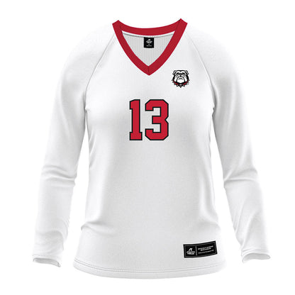 Georgia - NCAA Women's Volleyball : Bianna Muoneke - White Volleyball Jersey-0