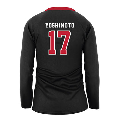 Georgia - NCAA Women's Volleyball : Kate Yoshimoto - Black Volleyball Jersey-1