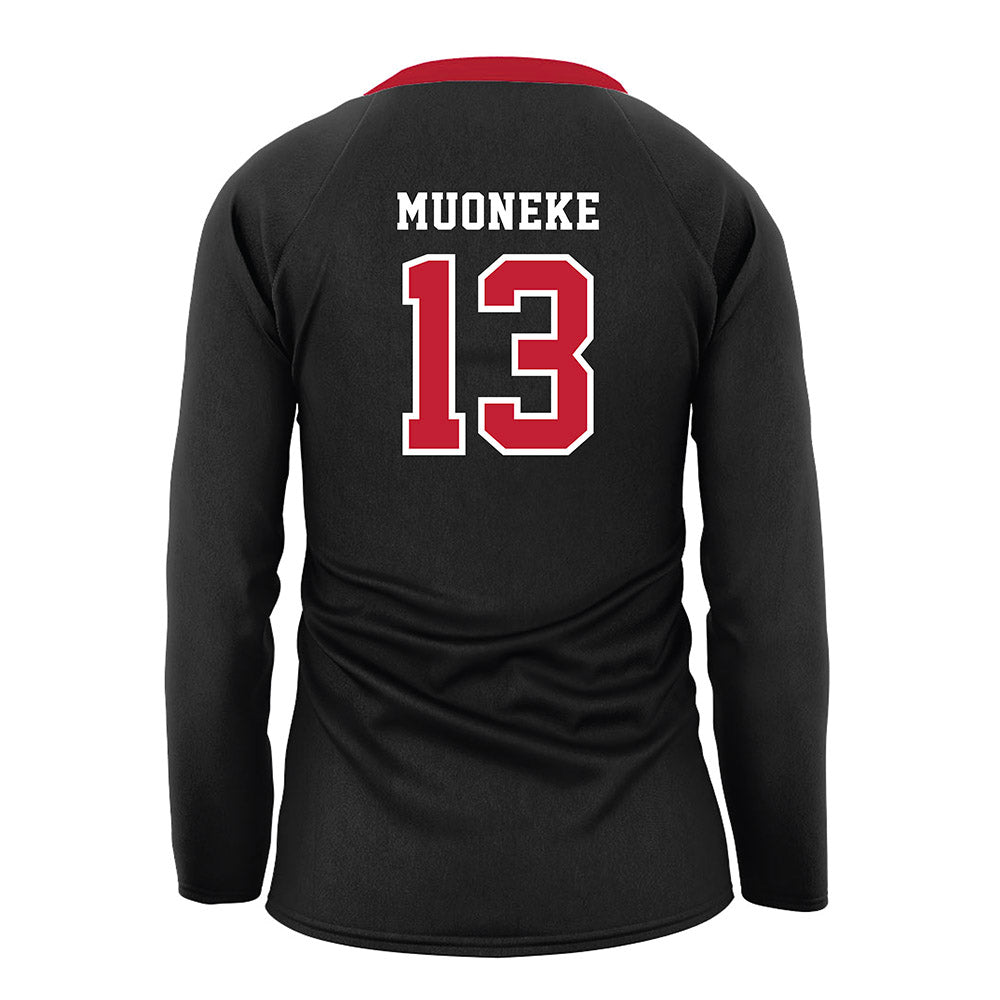 Georgia - NCAA Women's Volleyball : Bianna Muoneke - Black Volleyball Jersey-1