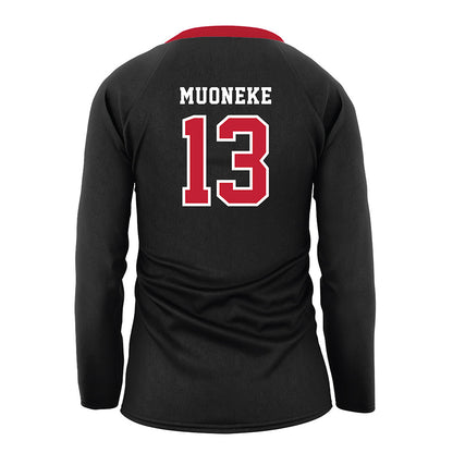 Georgia - NCAA Women's Volleyball : Bianna Muoneke - Black Volleyball Jersey-1