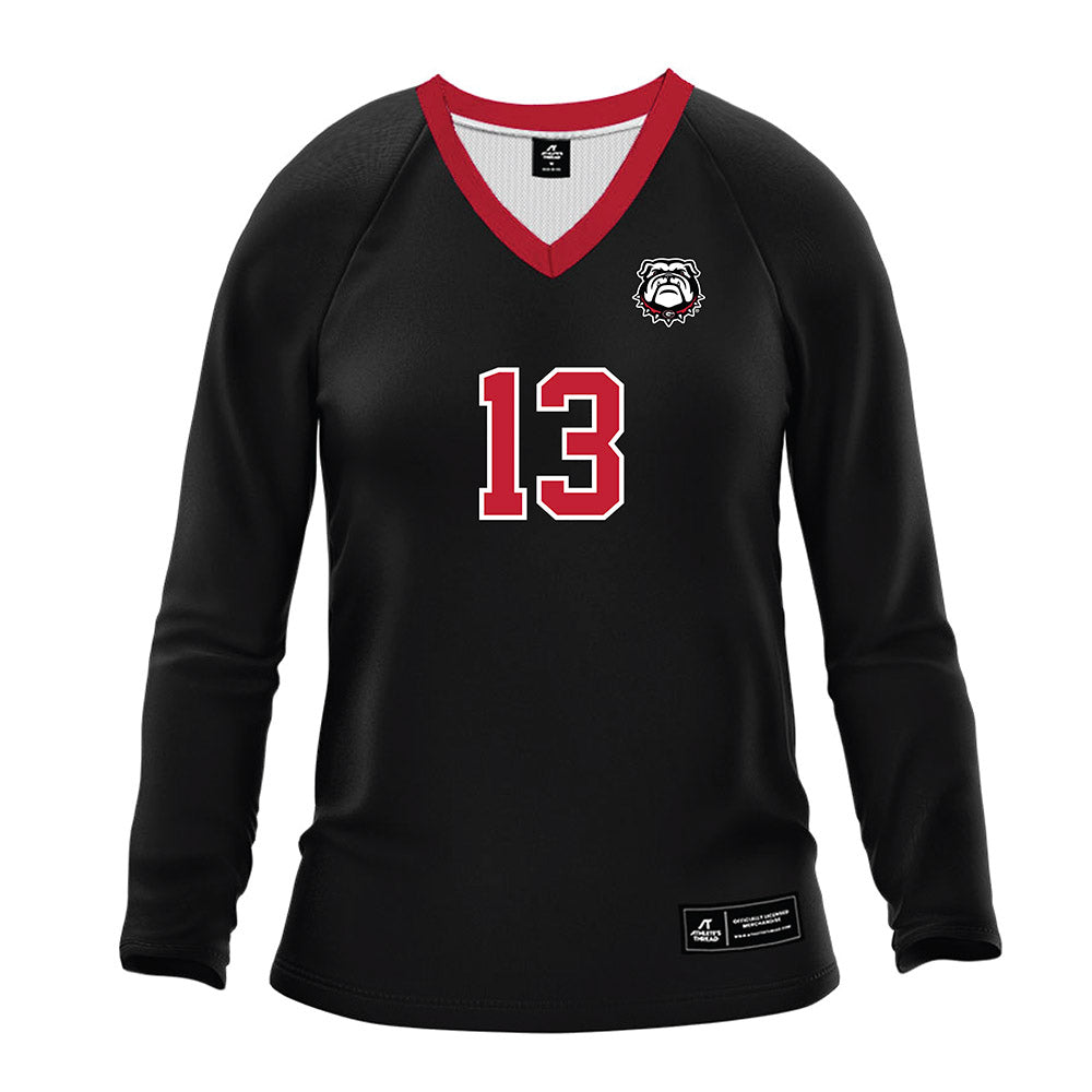 Georgia - NCAA Women's Volleyball : Bianna Muoneke - Black Volleyball Jersey-0