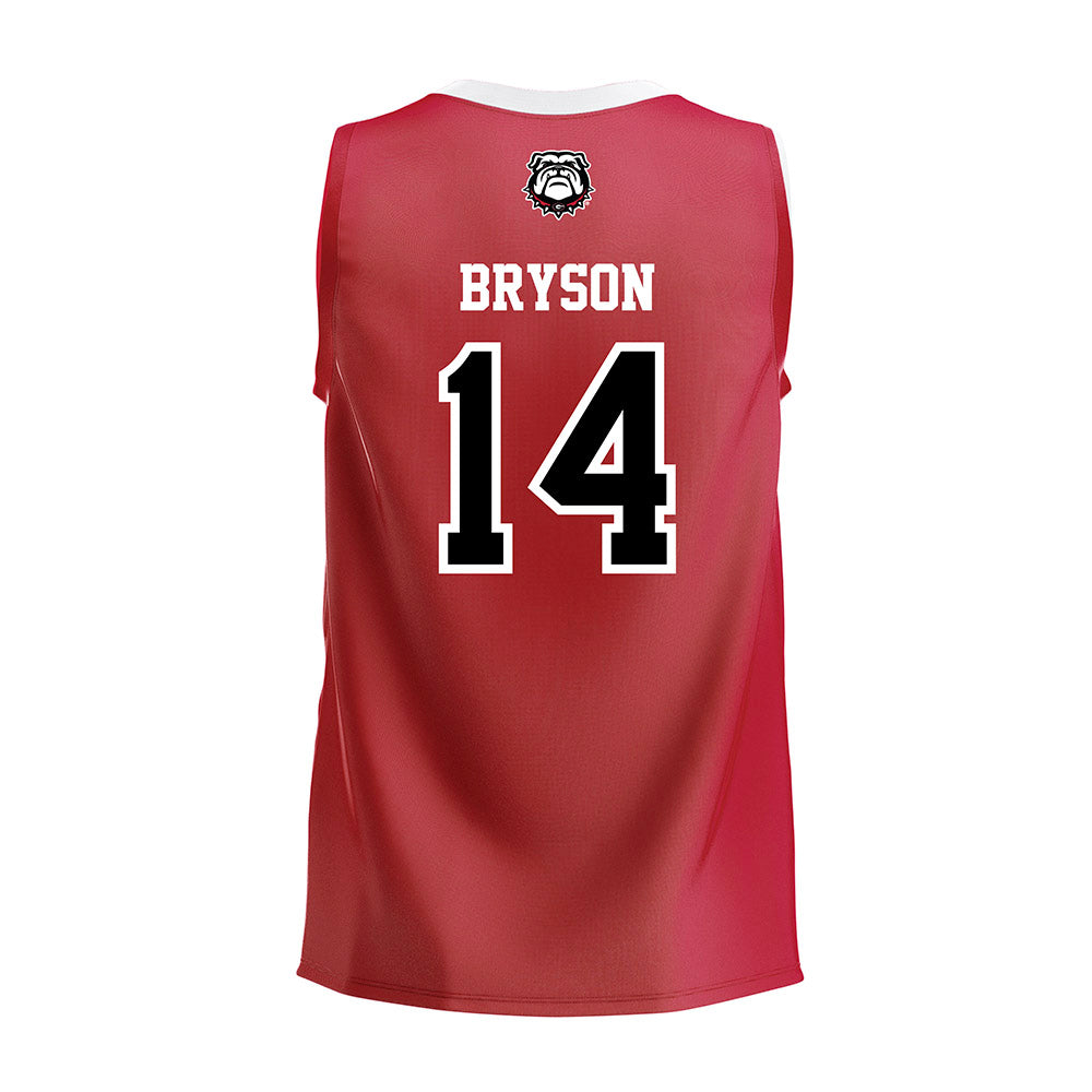 Georgia - NCAA Women's Volleyball : Emma Bryson - Red Volleyball Jersey-1