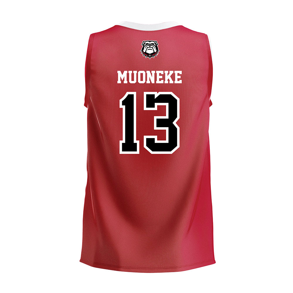 Georgia - NCAA Women's Volleyball : Bianna Muoneke - Red Volleyball Jersey-1