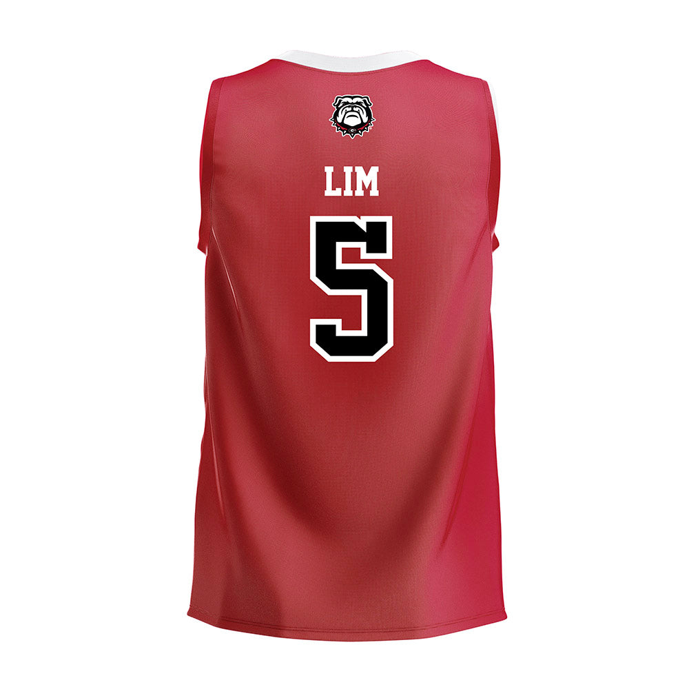 Georgia - NCAA Women's Volleyball : Makena Lim - Red Volleyball Jersey-1