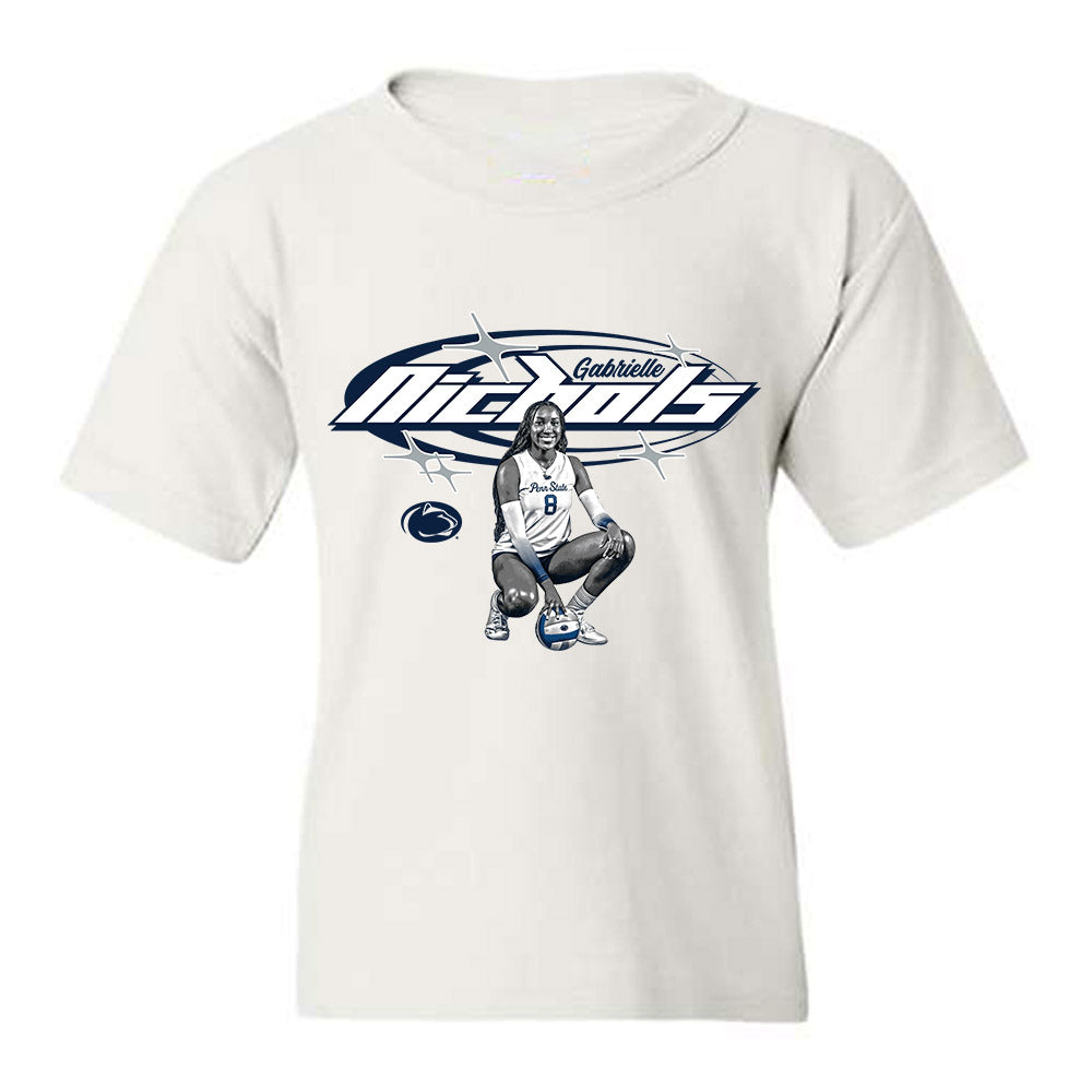 Penn State - NCAA Women's Volleyball : Gabrielle Nichols - Graphic Tee Youth T-Shirt-0
