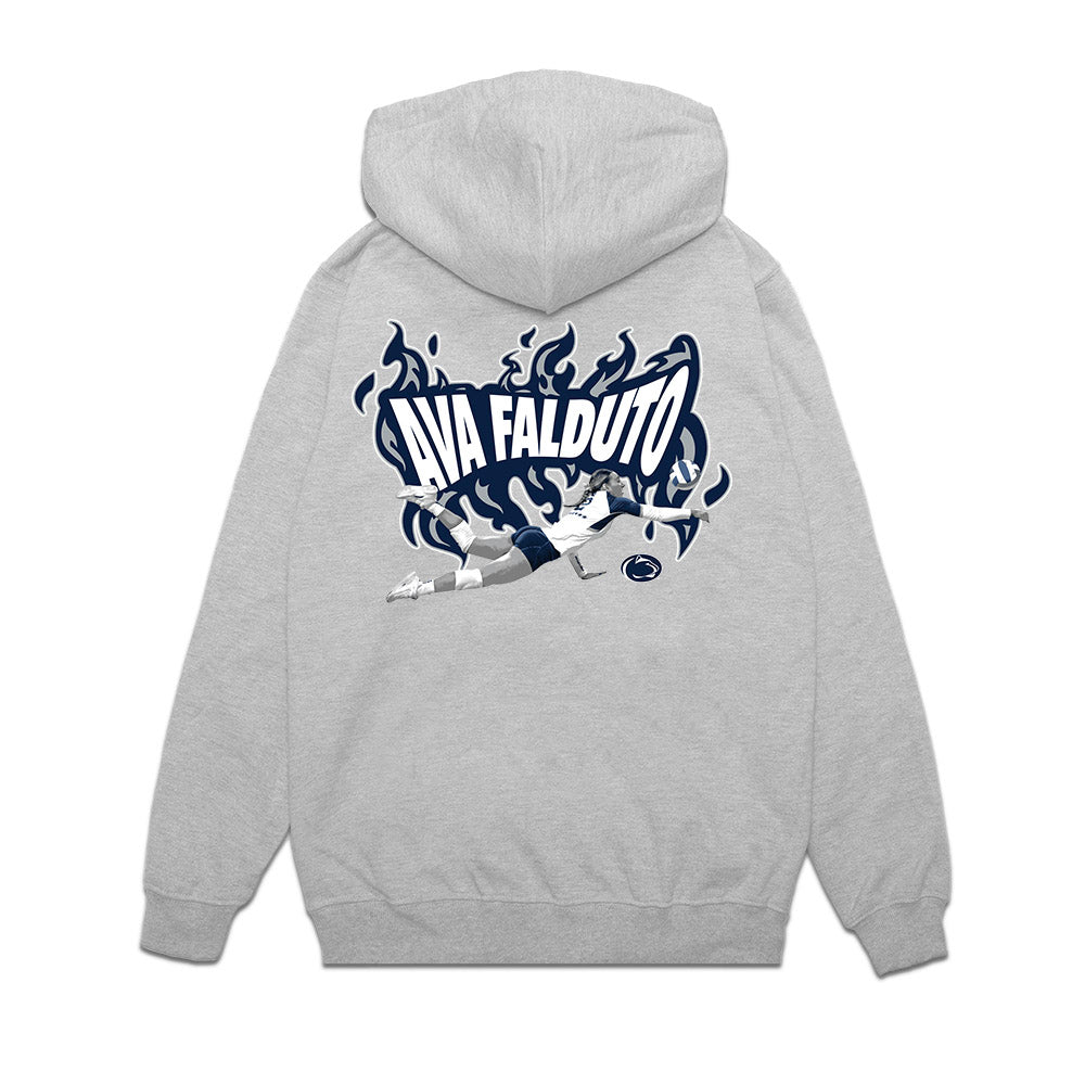 Penn State - NCAA Women's Volleyball : Ava Falduto - Graphic Tee Premium Hooded Sweatshirt-1
