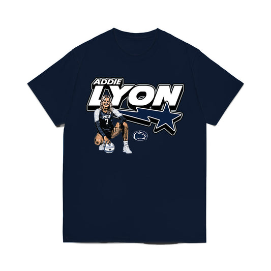 Penn State - NCAA Women's Volleyball : Addie Lyon - Graphic Tee Comfort Colors T-Shirt-0