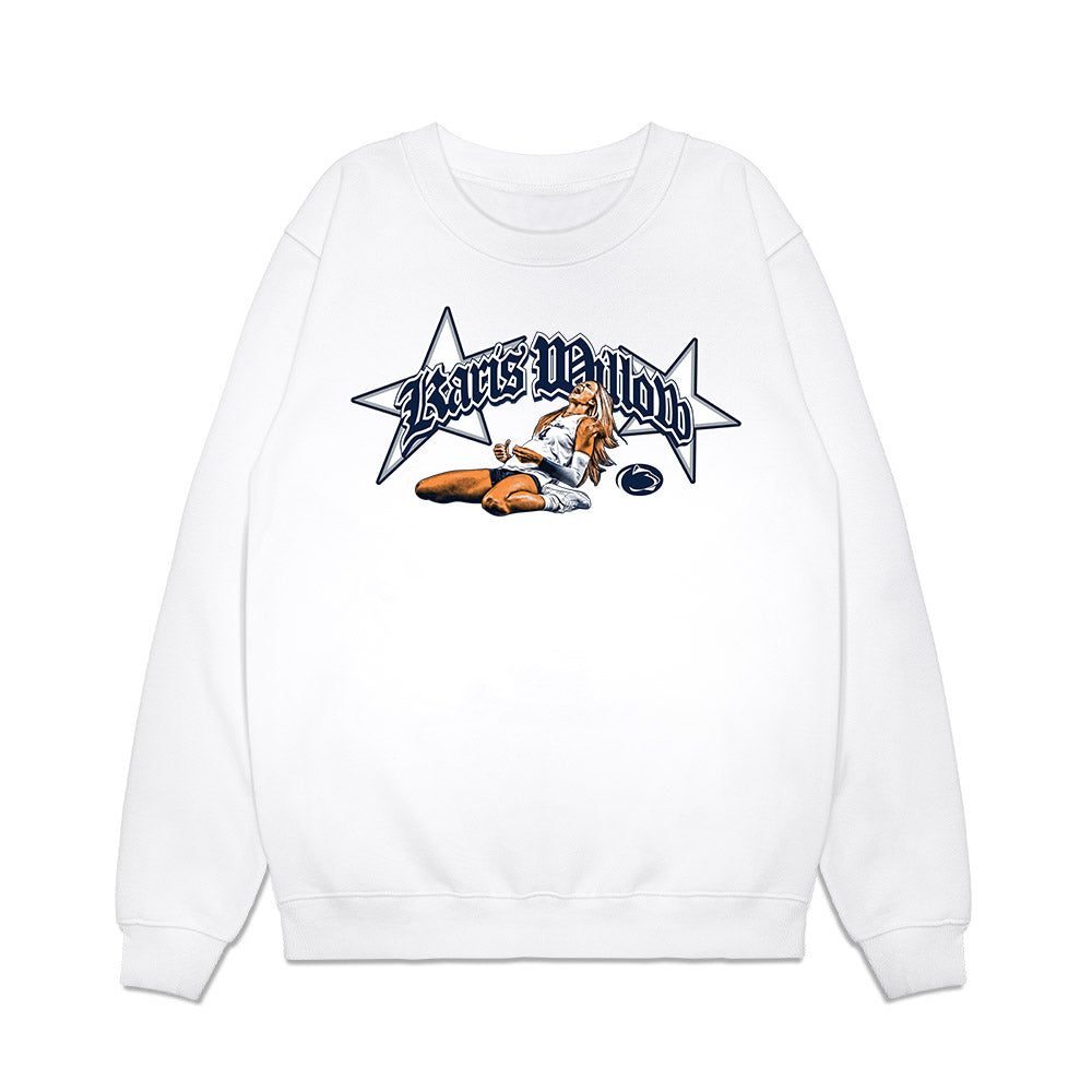 Penn State - NCAA Women's Volleyball : Karis Willow - Graphic Tee Premium Crewneck Sweatshirt-0