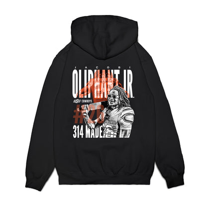 Oklahoma State - NCAA Football : Jacobi Oliphant jr - Premium Hooded Sweatshirt-1