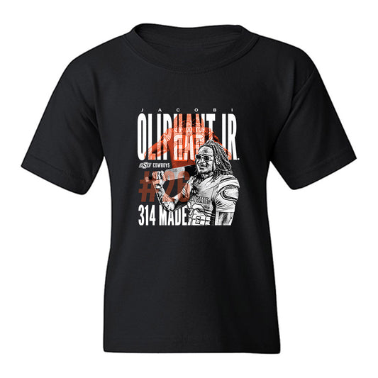 Oklahoma State - NCAA Football : Jacobi Oliphant jr - Youth T-Shirt-0