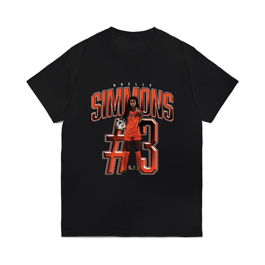 Miami - NCAA Women's Soccer : Noelle Simmons - Collage Comfort Colors T-Shirt-0