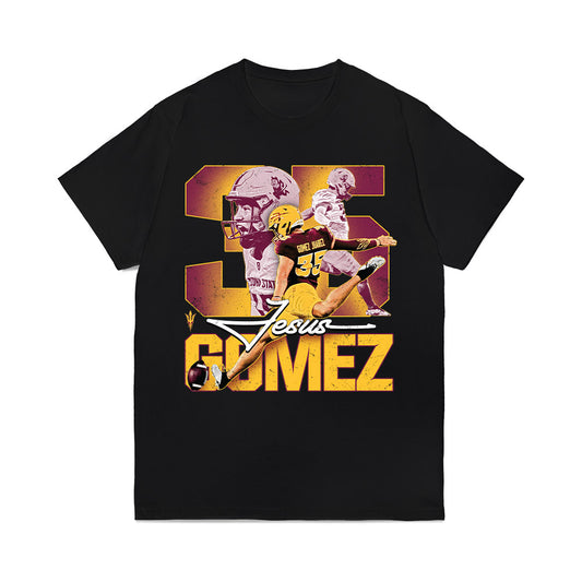 Arizona State - NCAA Football : Jesus Gomez - Individual Collage Comfort Colors T-Shirt-0