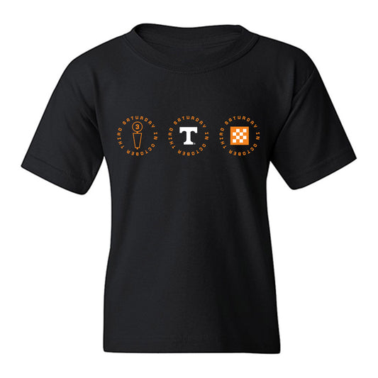 Tennessee - NCAA Football : Isaiah Hardge - Third Saturday Black Youth T-Shirt-0