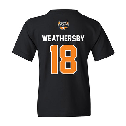 Tennessee - NCAA Football : Tyree Weathersby - Third Saturday Black v2 Youth T-Shirt-1