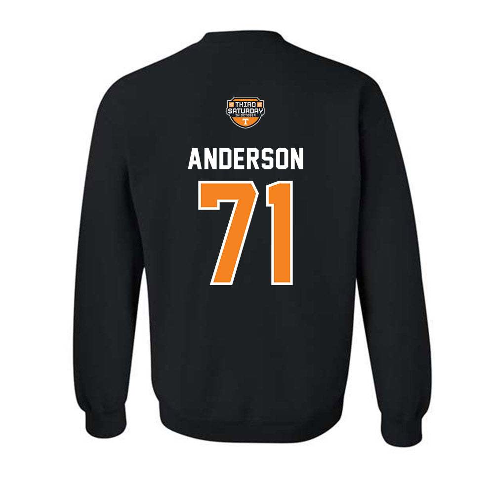 Tennessee - NCAA Football : Max Anderson - Third Saturday Black v2 Crewneck Sweatshirt-1
