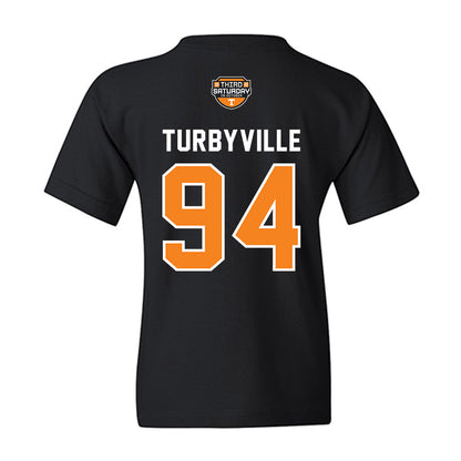 Tennessee - NCAA Football : Josh Turbyville - Third Saturday Black v2 Youth T-Shirt-1