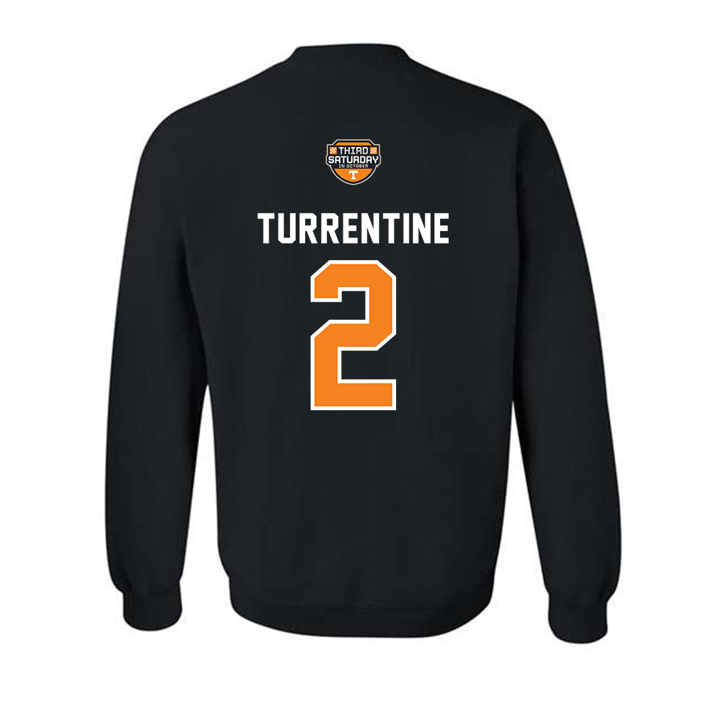 Tennessee - NCAA Football : Andre Turrentine - Third Saturday Black v2 Crewneck Sweatshirt-1