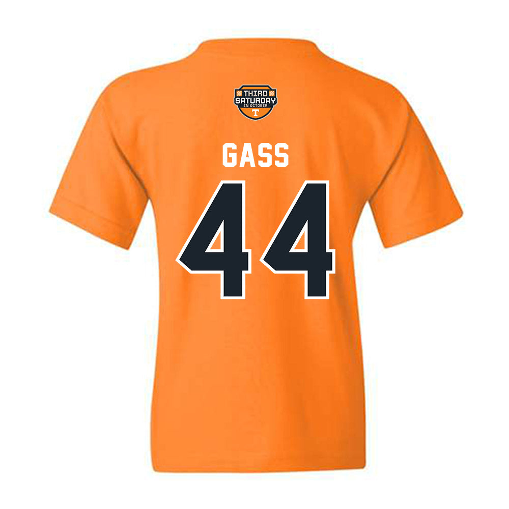 Tennessee - NCAA Football : Christian Gass - Third Saturday Orange Youth T-Shirt-1