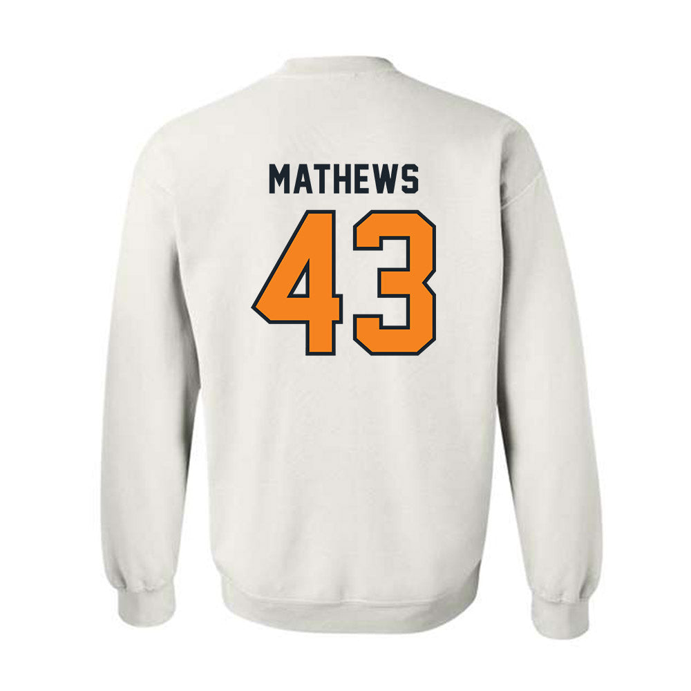 Tennessee - NCAA Football : Jackson Mathews - Third Saturday White Crewneck Sweatshirt-1