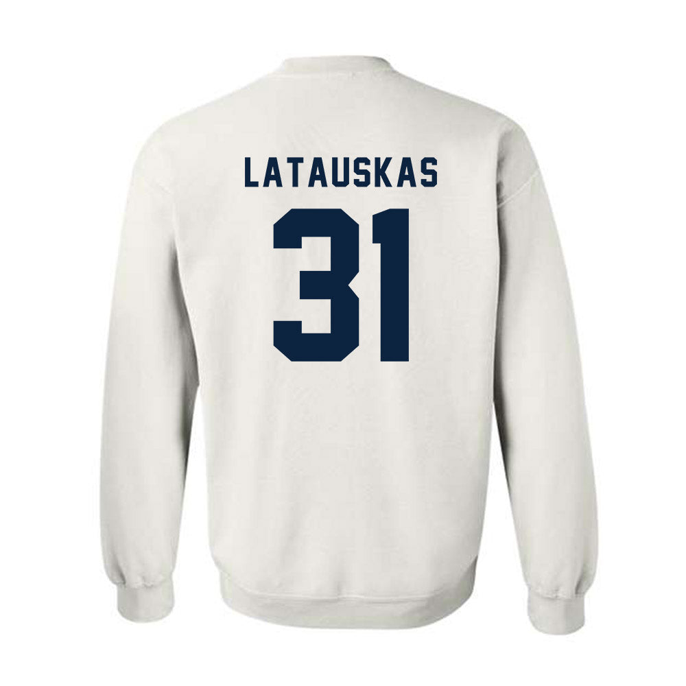 Allegheny - NCAA Men's Basketball : Pijus Latauskas - Classic Shersey Crewneck Sweatshirt-1