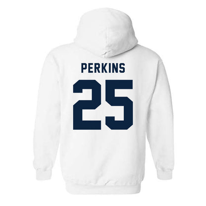 Allegheny - NCAA Men's Soccer : Ransom Perkins - Classic Shersey Hooded Sweatshirt-1