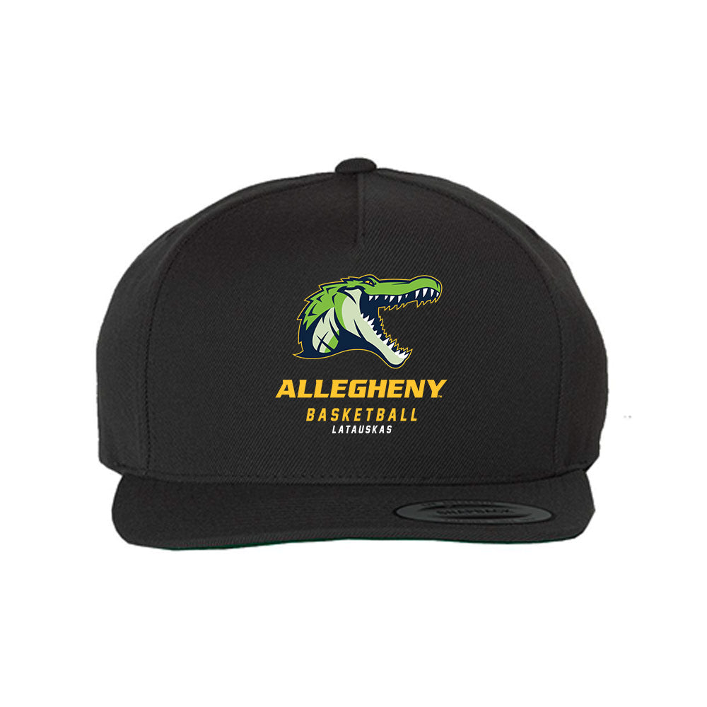 Allegheny - NCAA Men's Basketball : Pijus Latauskas - Snapback Hat-0