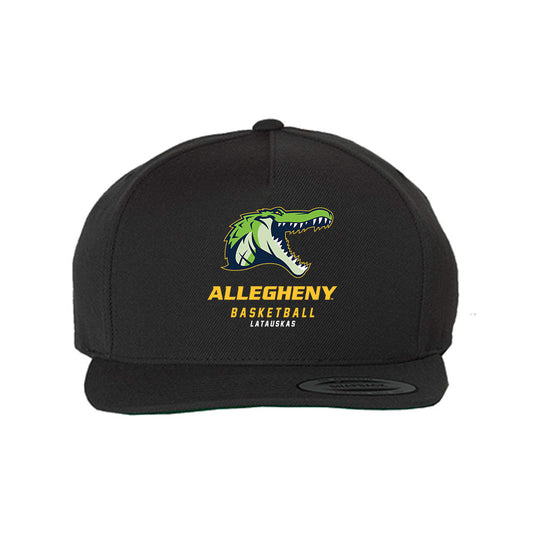 Allegheny - NCAA Men's Basketball : Pijus Latauskas - Snapback Hat-0