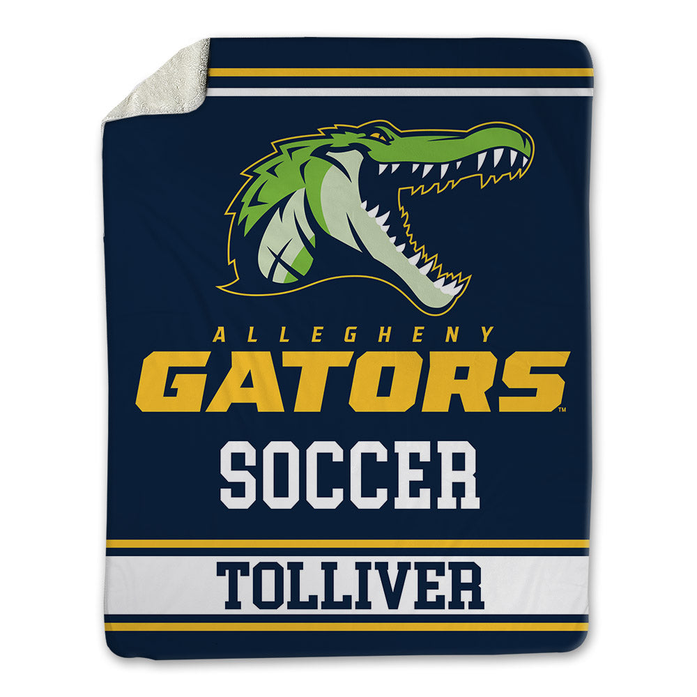 Allegheny - NCAA Men's Soccer : Nathan Tolliver - Blanket-0