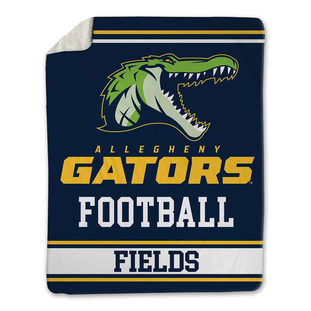 Allegheny - NCAA Football : Anthony Fields - Blanket-0