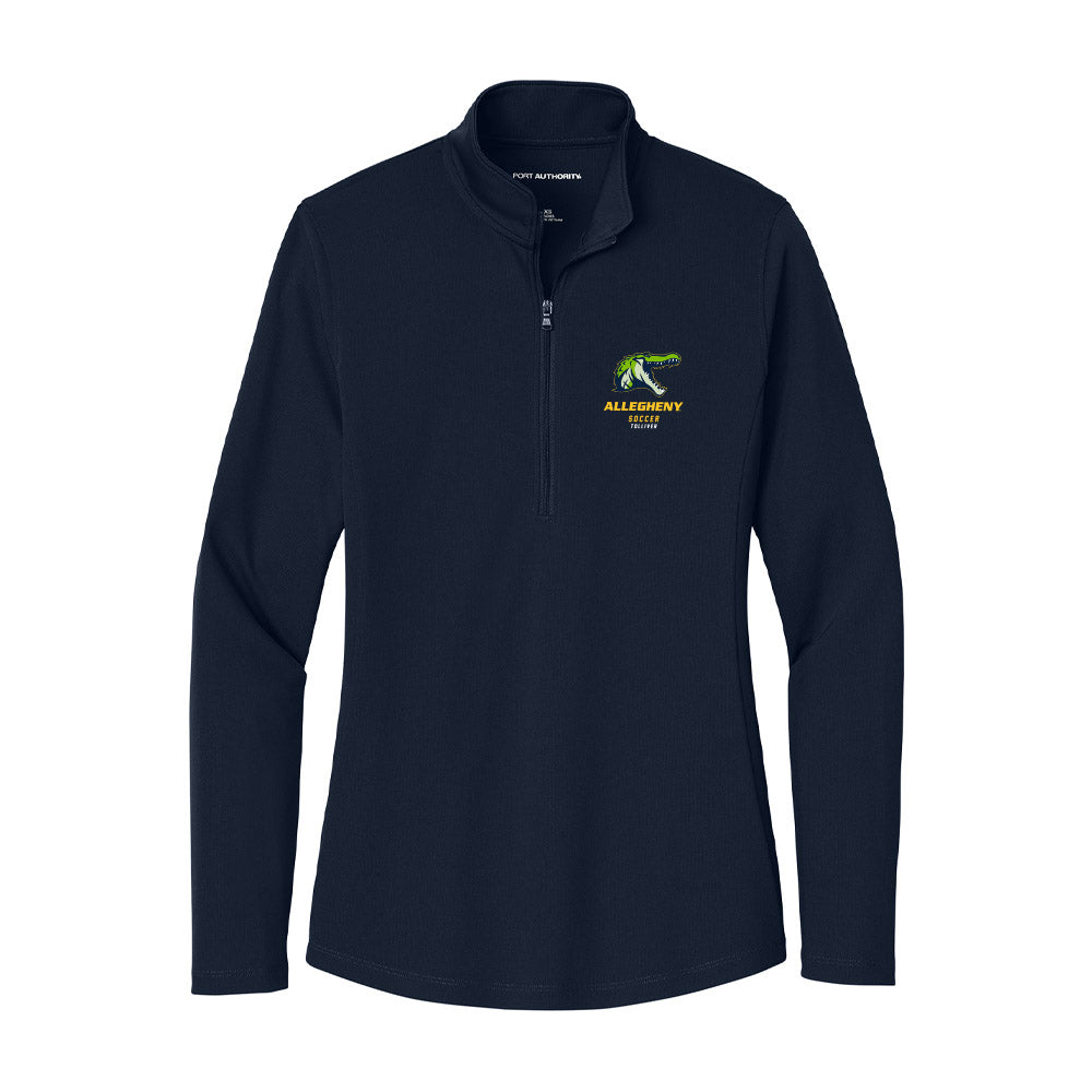 Allegheny - NCAA Men's Soccer : Nathan Tolliver - Women's Lightweight Quarter Zip Jacket-0