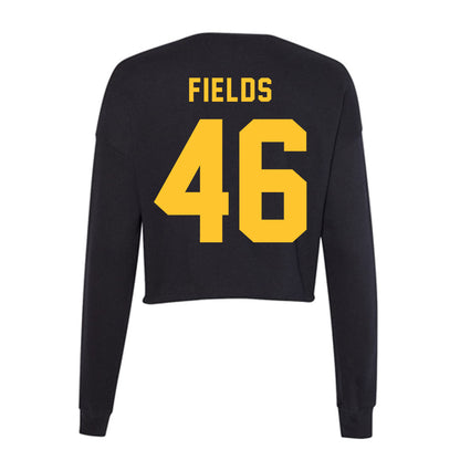 Allegheny - NCAA Football : Anthony Fields - Women's Cropped Crew Fleece-1