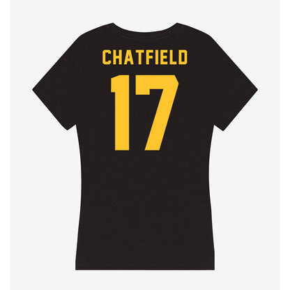 Allegheny - NCAA Football : Cole Chatfield - Women's V-Neck T-Shirt-1