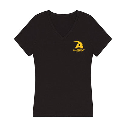 Allegheny - NCAA Football : Landon Wayne - Women's V-Neck T-Shirt-0