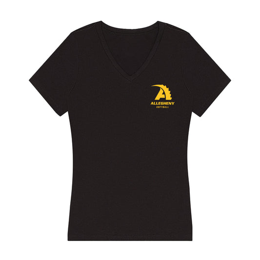 Allegheny - NCAA Softball : Abby Robinson - Women's V-Neck T-Shirt-0