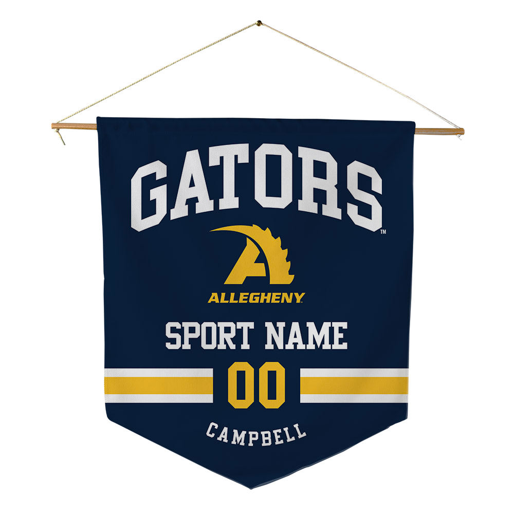 Allegheny - NCAA Football : Cortlon Campbell - Pennant - 18" x 21"-0