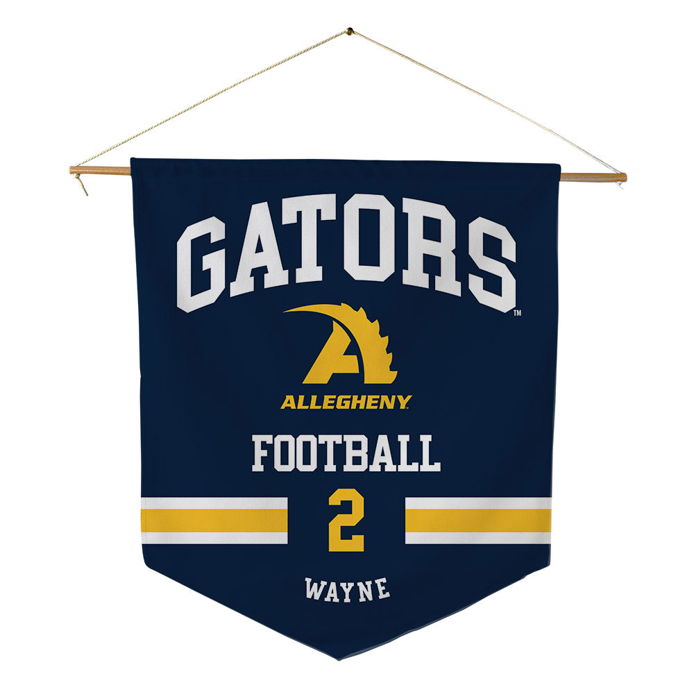 Allegheny - NCAA Football : Landon Wayne - Pennant - 18" x 21"-0