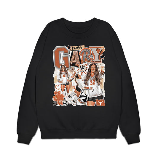 Texas - NCAA Women's Volleyball : Ramsey Gary - Collage Premium Crewneck Sweatshirt-0