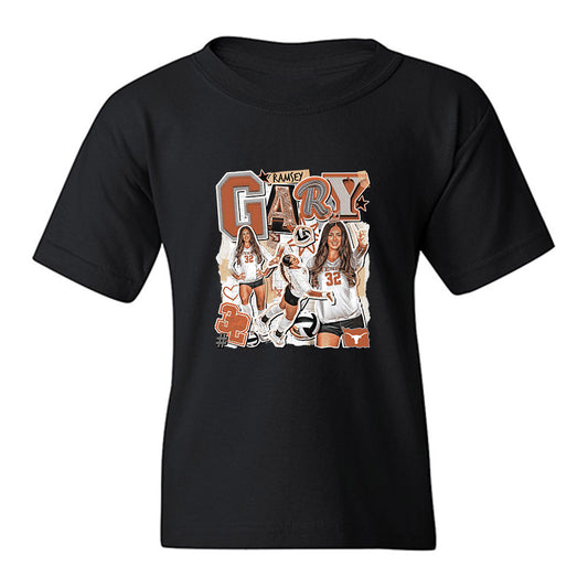 Texas - NCAA Women's Volleyball : Ramsey Gary - Collage Youth T-Shirt-0