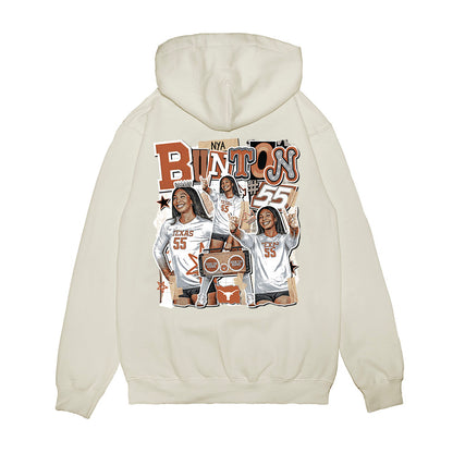 Texas - NCAA Women's Volleyball : Nya Bunton - Collage Premium Hooded Sweatshirt-1