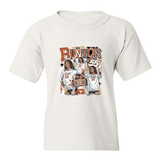 Texas - NCAA Women's Volleyball : Nya Bunton - Collage Youth T-Shirt-0