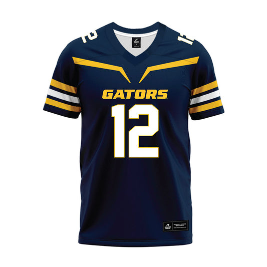 Allegheny - NCAA Football : Cortlon Campbell - Navy Premium Football Jersey-0