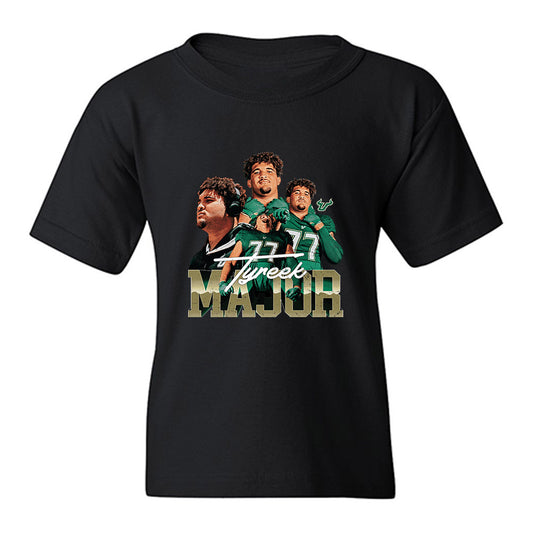 USF - NCAA Football : Tyreek Major - Individual Collage Youth T-Shirt-0